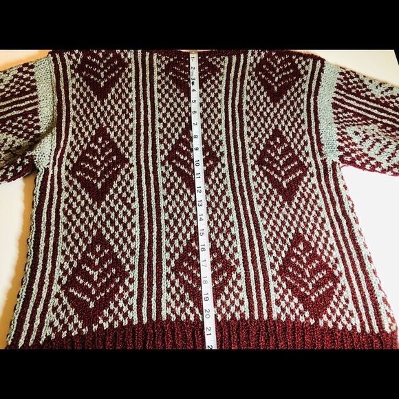 Womens Vintage Chunky HandMade Thick Knit Sweater - Picture 8 of 8